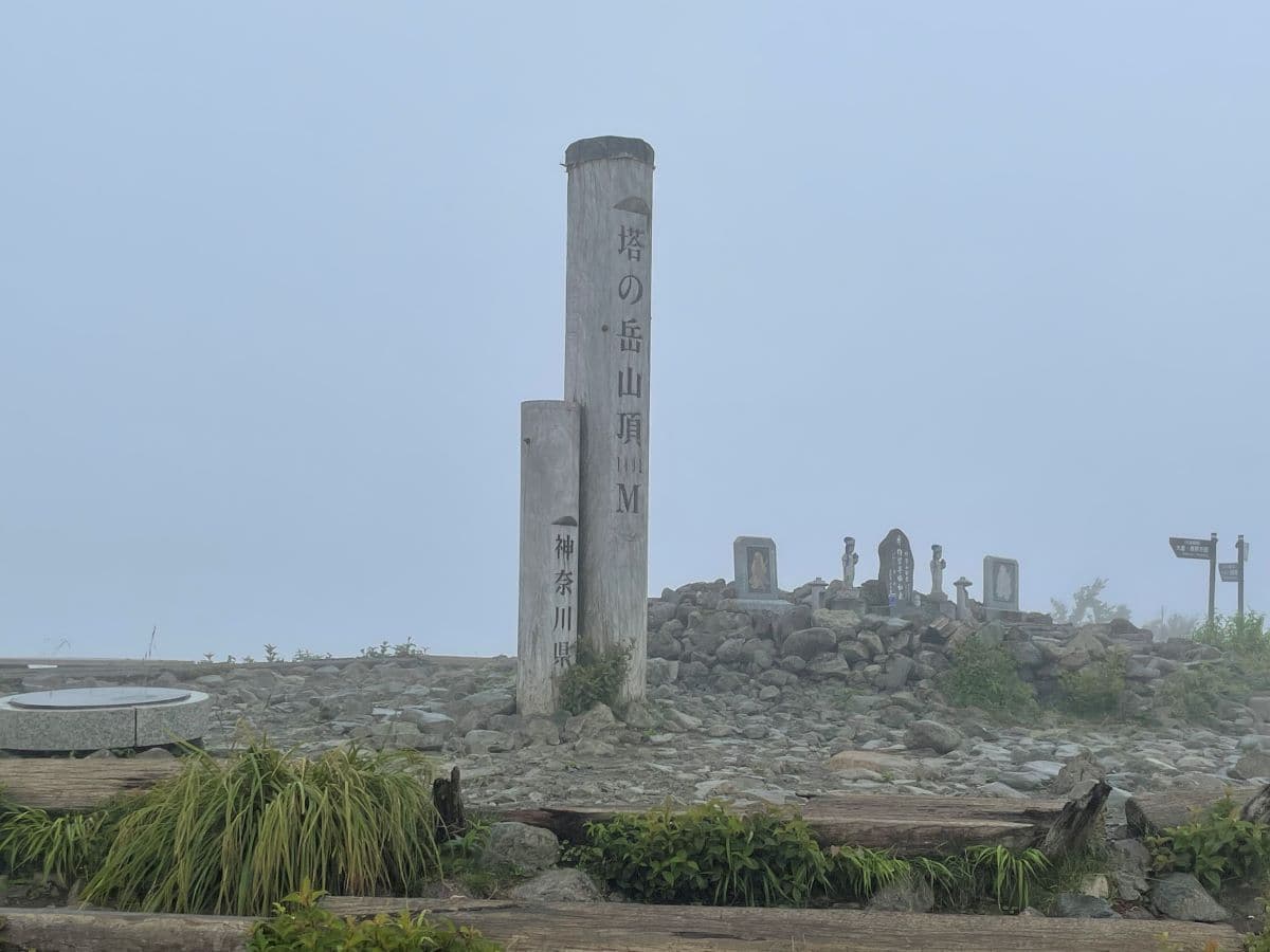 塔ノ岳頂上①